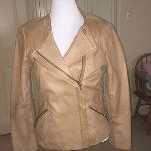 SW3 Leather Jacket ,zip front,